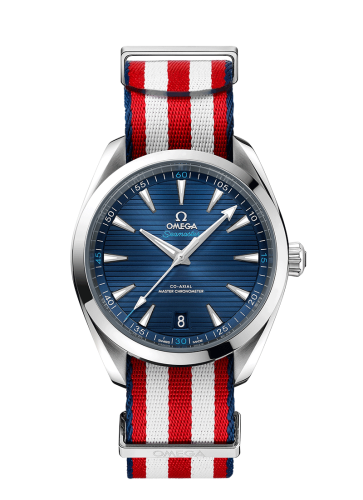 Omega Seamaster Aqua Terra 150M Master Chronometer 41 Stainless Steel / Blue / NATO / Shaun White Edition